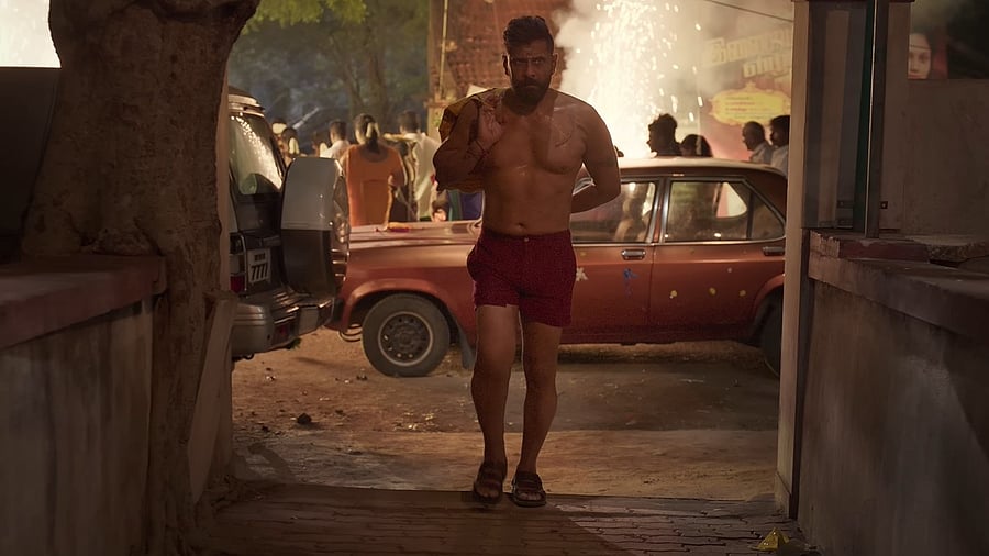 Vikram in 'Veera Dheera Shooran'.