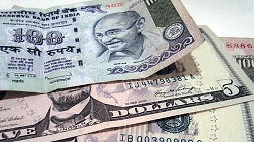 <div class="paragraphs"><p>Rupee and dollar notes seen here</p></div>