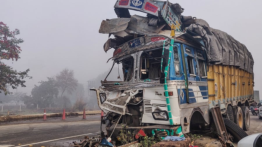 <div class="paragraphs"><p>Image showing a truck in the aftermath of an accident in India. For representational purposes.</p></div>