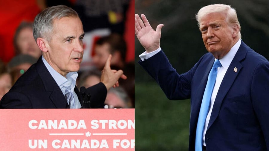 <div class="paragraphs"><p>(L-R) Mark Carney, Canada PM; and Donald Trump, US President</p></div>