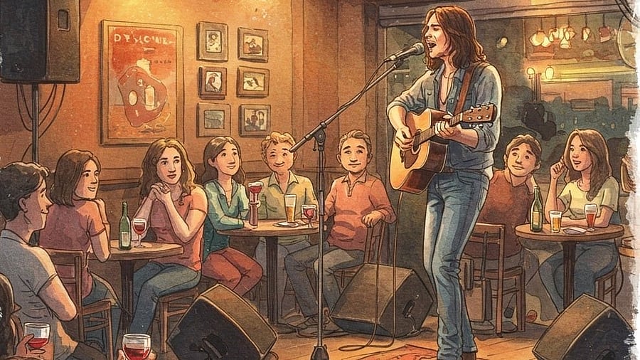 <div class="paragraphs"><p>DJ Teri Miko and Debjyoti Das performing R&amp;B specials at Somad Fest. </p></div>