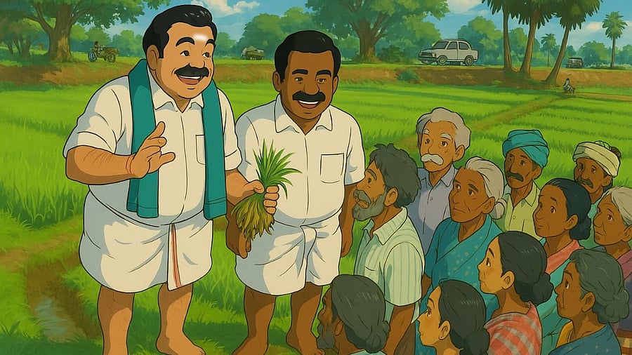 <div class="paragraphs"><p>The animated images covered Palaniswami's his public interactions including that with a group of farm workers in a field.</p></div>