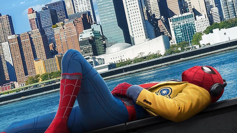 <div class="paragraphs"><p>Tom Holland's Spider-Man in<em> </em>'Homecoming'</p></div>