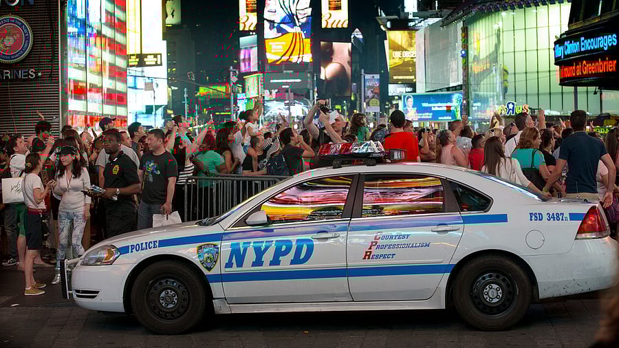 <div class="paragraphs"><p>Representative image shows a NYPD car at Times Square</p></div>