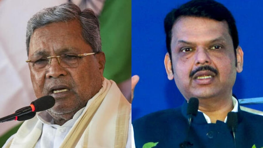 <div class="paragraphs"><p>Karnataka Chief Minister Siddaramaiah (L) and Maharashtra Chief Minister Devendra Fadnavis (R).</p></div>