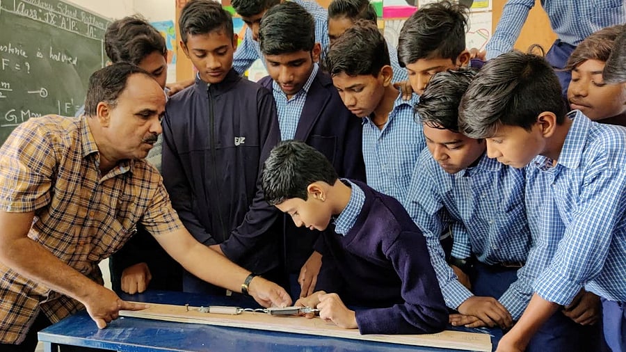<div class="paragraphs"><p>Pupils are photographed at CM RISE School Vinoba, in Madhya Pradesh's Ratlam</p></div>