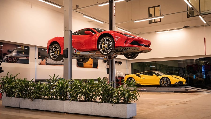 <div class="paragraphs"><p>Ferrari Service Centre in Bengaluru.</p></div>
