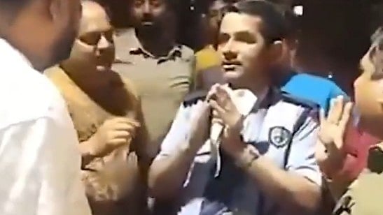 <div class="paragraphs"><p>Screengrab of the video capturing the confrontation.</p></div>