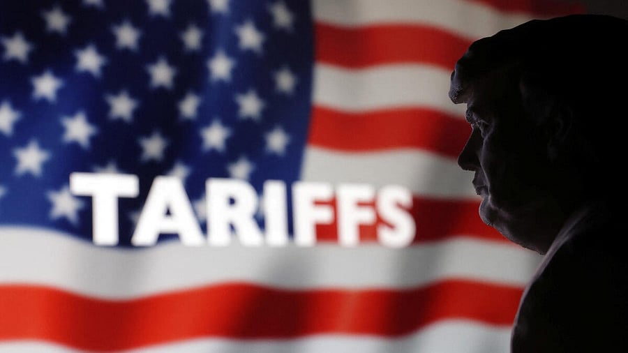 <div class="paragraphs"><p>A 3D-printed miniature model of US President Donald Trump, US Flag and word "Tariffs" are seen in this illustration.</p></div>