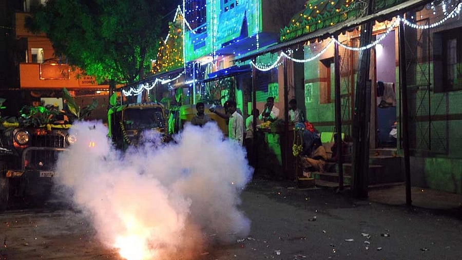 <div class="paragraphs"><p>File image of firecrackers being burst.&nbsp;</p></div>
