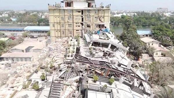 <div class="paragraphs"><p>Aftermath of earthquake in Myanmar</p></div>
