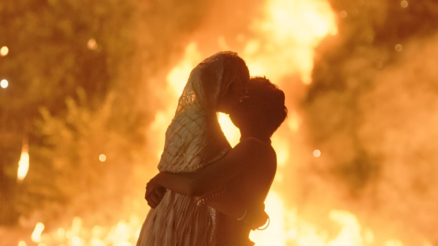 A scene from 'Green Girl'.