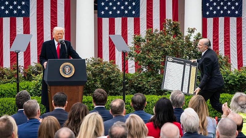 Trump Sounds Defiant Note as Tariffs Roil Markets Again