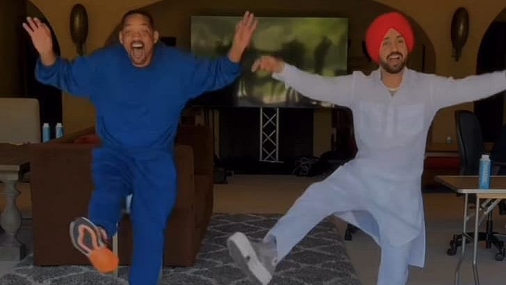 <div class="paragraphs"><p>Diljit Dosanjh with Will Smith</p></div>