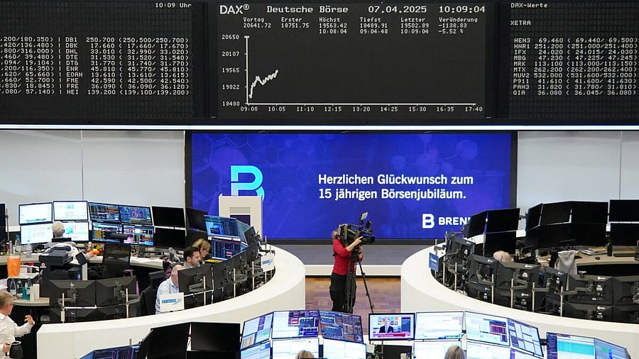 <div class="paragraphs"><p>German share price index DAX graph is pictured at the stock exchange in Frankfurt.</p></div>