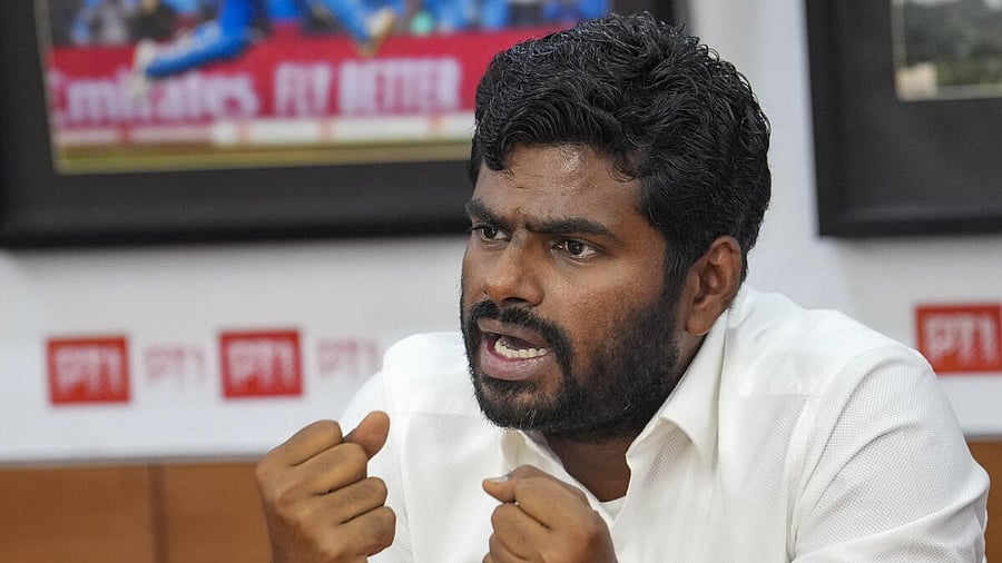 <div class="paragraphs"><p>Tamil Nadu BJP President K Annamalai.</p></div>