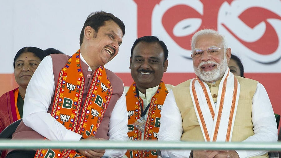 <div class="paragraphs"><p>Prime Minister Narendra Modi with Maharashtra Chief Minister Devendra Fadnavis</p></div>