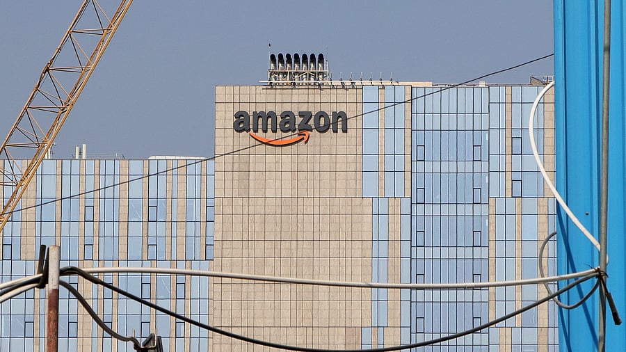 <div class="paragraphs"><p>An Amazon logo is seen on the facade of its corporate office building in Hyderabad, India, January 29, 2025.</p></div>
