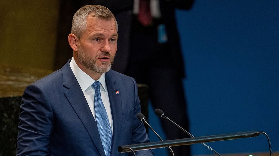 <div class="paragraphs"><p>President of Slovakia Peter Pellegrini </p></div>