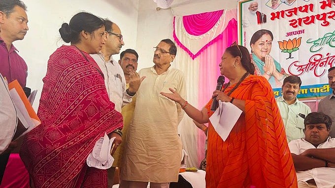 <div class="paragraphs"><p>Vasundhara Raje during a visit to the Jhalawar district.</p></div>