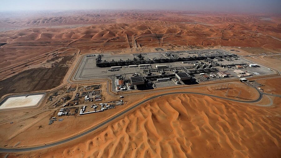 <div class="paragraphs"><p>General view of Aramco's oil field in Saudi Arabia.</p></div>