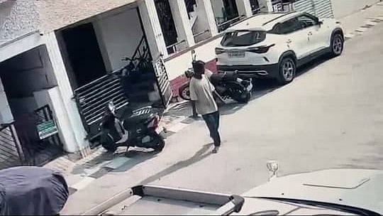 A screengrab of the suspect from a CCTV camera. 