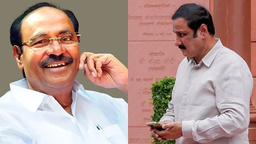 <div class="paragraphs"><p>PMK founder S Ramadoss (left) and his son Anbumani Ramadoss. </p></div>