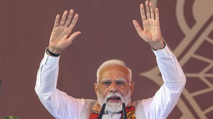 <div class="paragraphs"><p>PM Modi in Varanasi.</p></div>