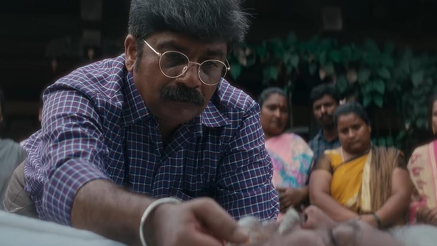 <div class="paragraphs"><p>Rangayana Raghu in a scene from the film</p></div>