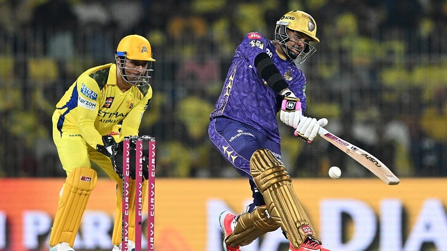 <div class="paragraphs"><p>Kolkata Knight Riders' Sunil Narine in action.</p></div>