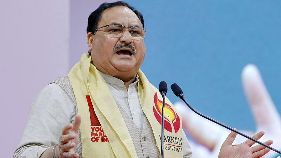 <div class="paragraphs"><p>A file photo of BJP President J P Nadda. </p></div>