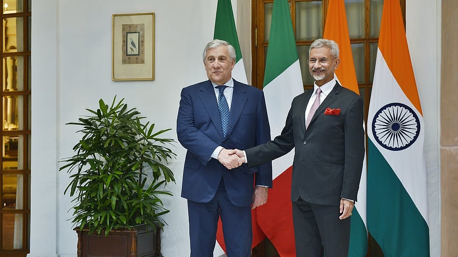 <div class="paragraphs"><p>External Affairs Minister S. Jaishankar in a meeting with Italy's Foreign Minister Antonio Tajani. </p></div>