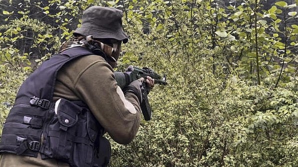 <div class="paragraphs"><p> A security personnel keeps vigil during an operation. Image for representation only.</p></div>
