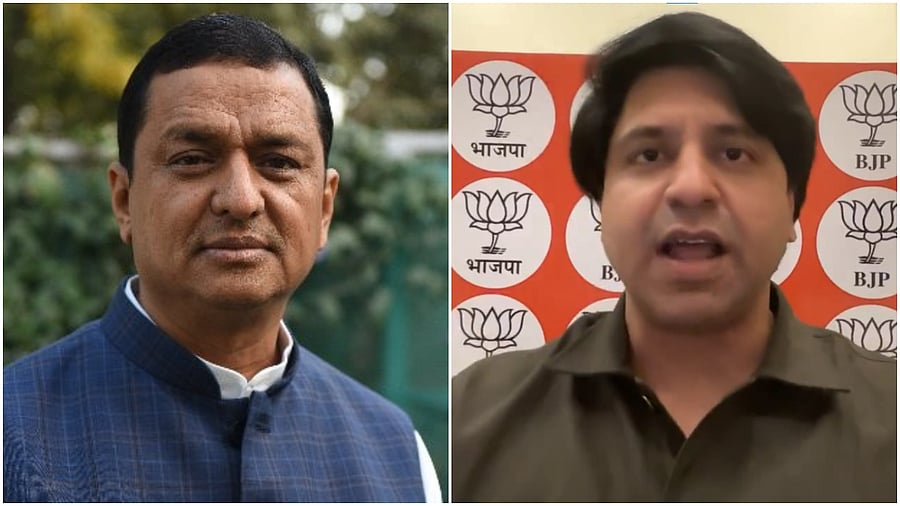 <div class="paragraphs"><p>BJP's Anil Baluni and Shehzad Poonawala.</p></div>