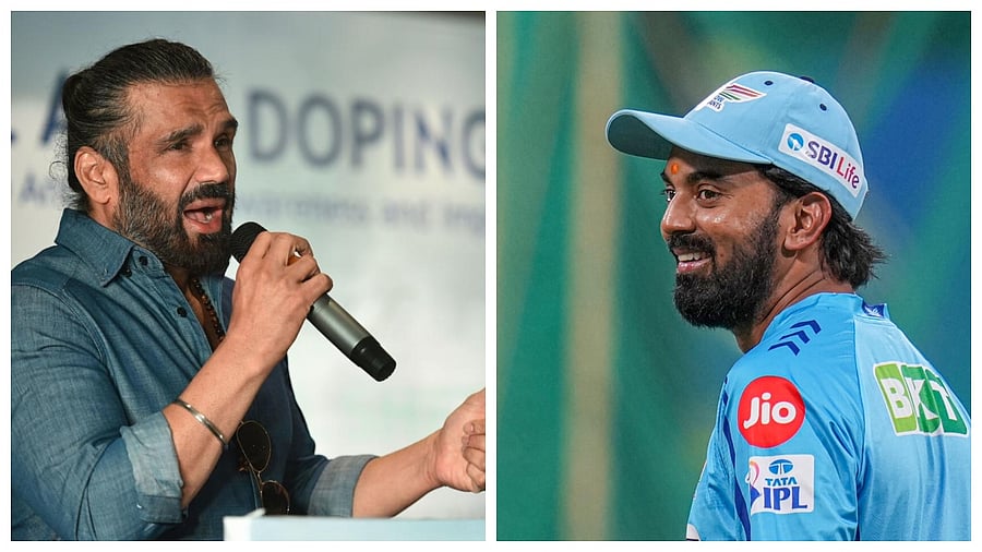 <div class="paragraphs"><p>Suniel Shetty (L),&nbsp;KL Rahul</p></div>