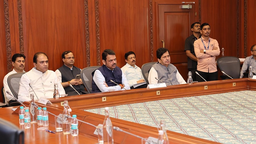 <div class="paragraphs"><p>Maharashtra CM Devendra Fadnavis in the meeting of the state&nbsp;Department of Skill, Employment, Entrepreneurship and Innovation.</p></div>