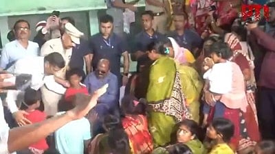 <div class="paragraphs"><p>Bose arrived at the refugee camp on Friday evening and interacted with the displaced families.</p></div>