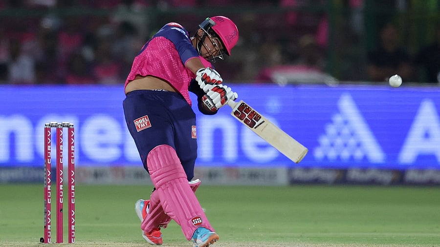 <div class="paragraphs"><p>Rajasthan Royals' Vaibhav Suryavanshi in action against LSG, April 19, 2025.</p></div>