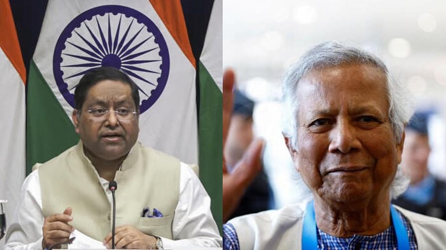 <div class="paragraphs"><p>Randhir Jaiswal, Nobel laureate Muhammad Yunus</p></div>
