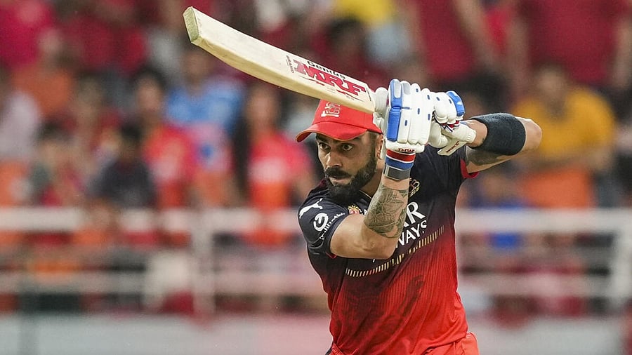 <div class="paragraphs"><p>Royal Challengers Bengaluru's Virat Kohli plays a shot during an Indian Premier League (IPL) 2025 T20 cricket match between Punjab Kings and Royal Challengers Bengaluru</p></div>
