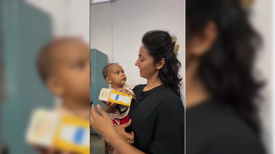 <div class="paragraphs"><p>An abandoned infant, about nine to 10 months old, was rescued from a dilapidated structure by Bollywood actress Disha Patani's sister, Khushboo Patani here on Sunday morning, police said.</p></div><div class="paragraphs"><p><br></p></div>