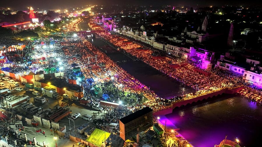 <div class="paragraphs"><p>An aerial view of the Ayodhya city.</p></div>