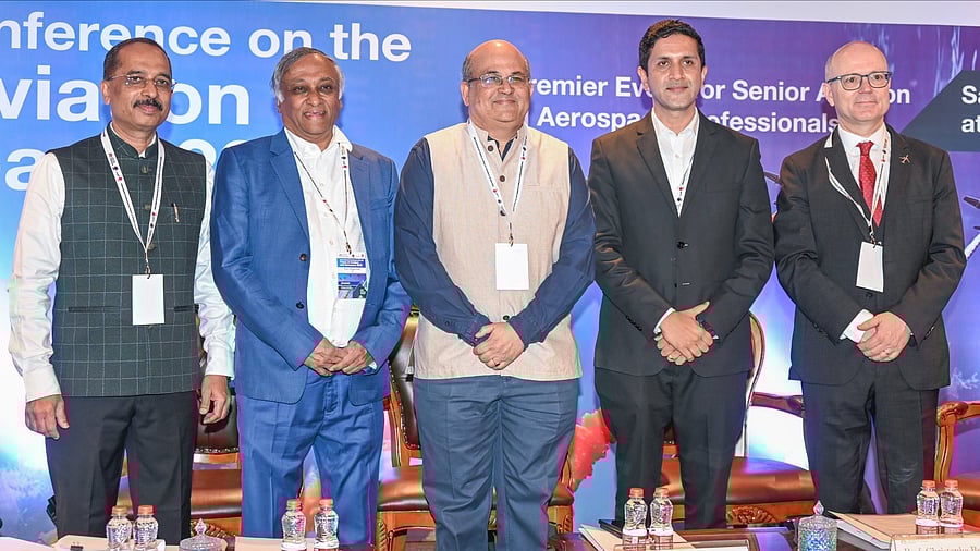 <div class="paragraphs"><p>Panelists at the conference hosted by IIM Bangalore in partnership with TBS Education, France. </p></div>
