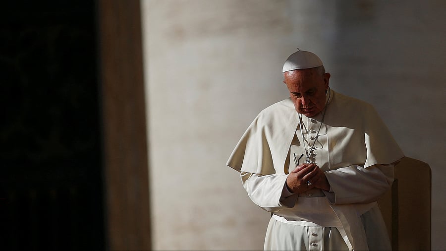 <div class="paragraphs"><p>Pope Francis leads his Wednesday general audience in Saint Peter's Square at the Vatican November 19, 2014.</p></div>