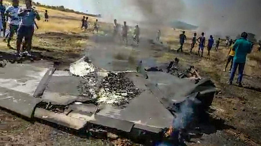 <div class="paragraphs"><p>File photo of a jet crash. (Representative image)</p></div>