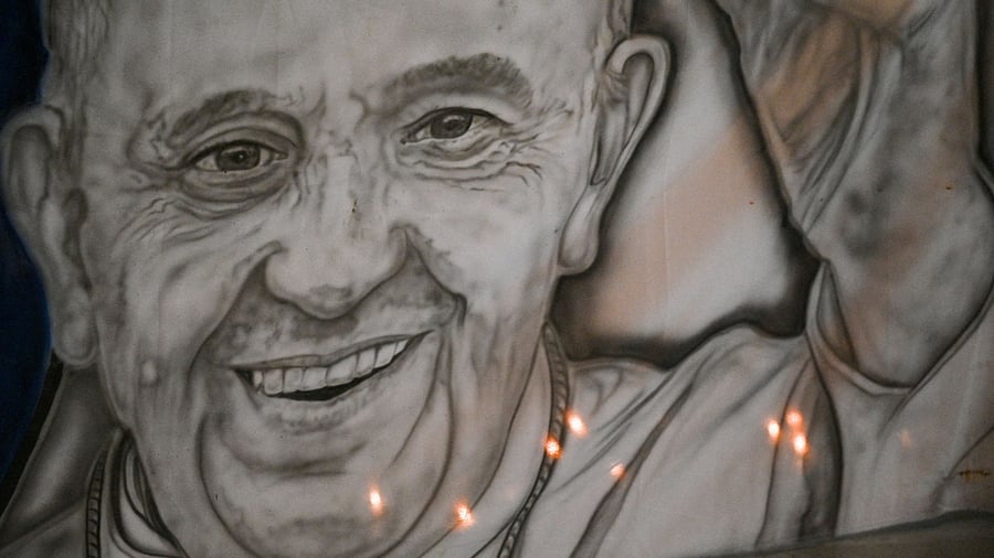 <div class="paragraphs"><p>A drawing depicting Pope Francis</p></div>