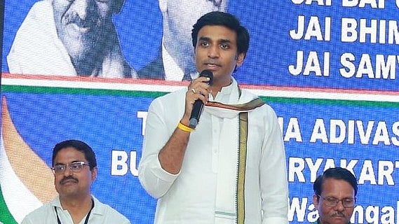 <div class="paragraphs"><p>Vikrant Bhuria, the president of the Congress' tribal wing</p></div>