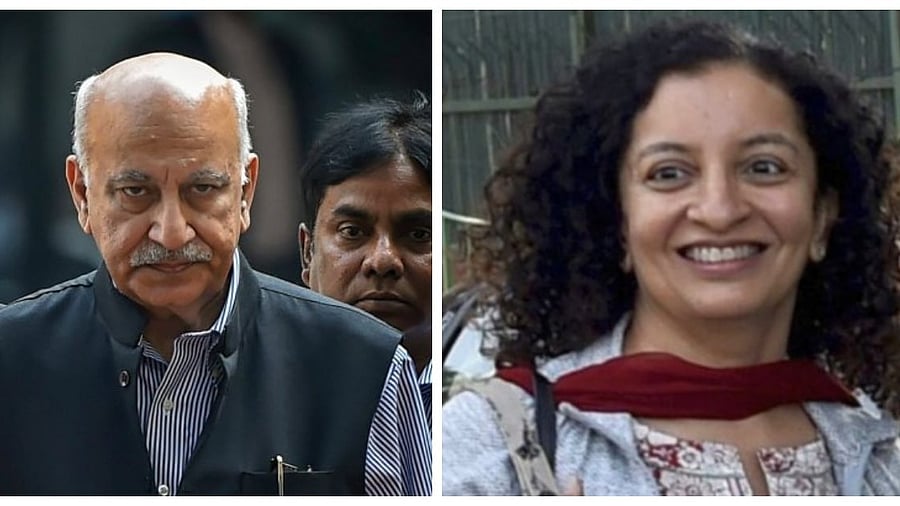 <div class="paragraphs"><p>Former Union Minister MJ Akbar (L), Senior journalist Priya Ramani. </p></div>