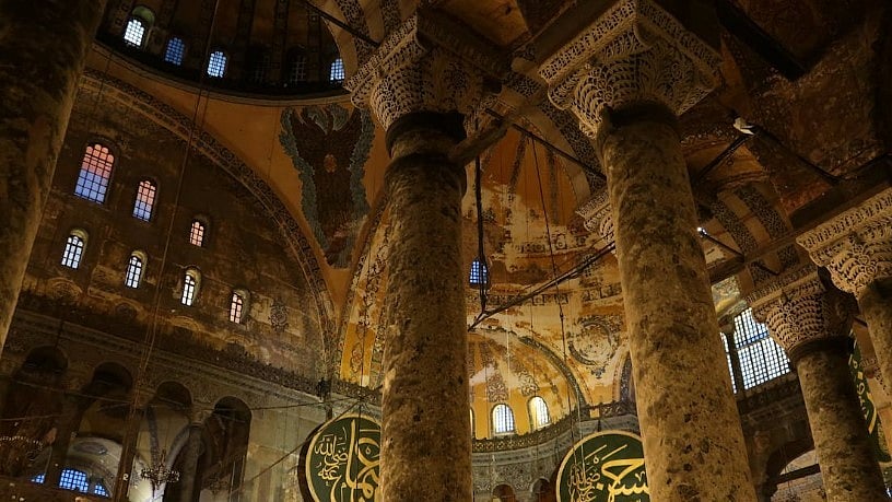 <div class="paragraphs"><p>[Representational Image] Interior of the Hagia Sophia Grand Mosque, Istanbul, Türkiye.</p></div>