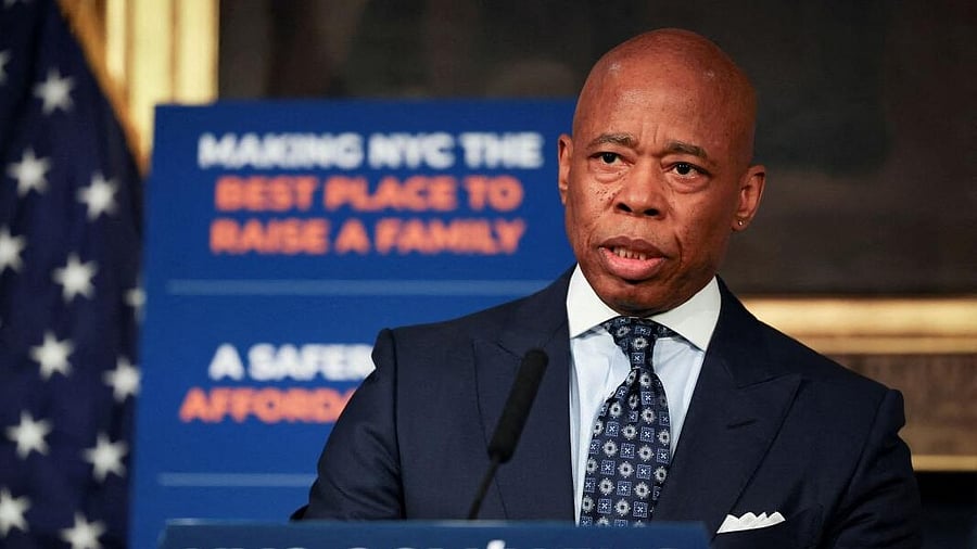 <div class="paragraphs"><p> New York City Mayor Eric Adams</p></div>